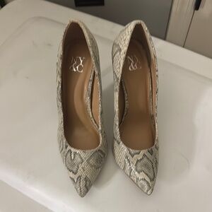 NY&C Snakeskin Pattern Heels